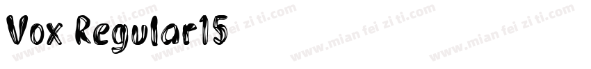 Vox Regular15字体转换